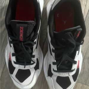 Jordan Air 200E Summit White and University Red